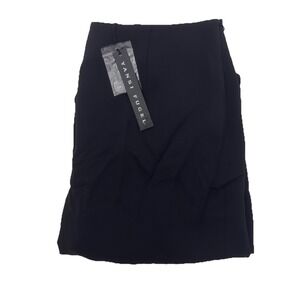 Yansi Fugel Stretch Crepe Dress Pants In Black Women's Size 6 1S0135‎ NEW